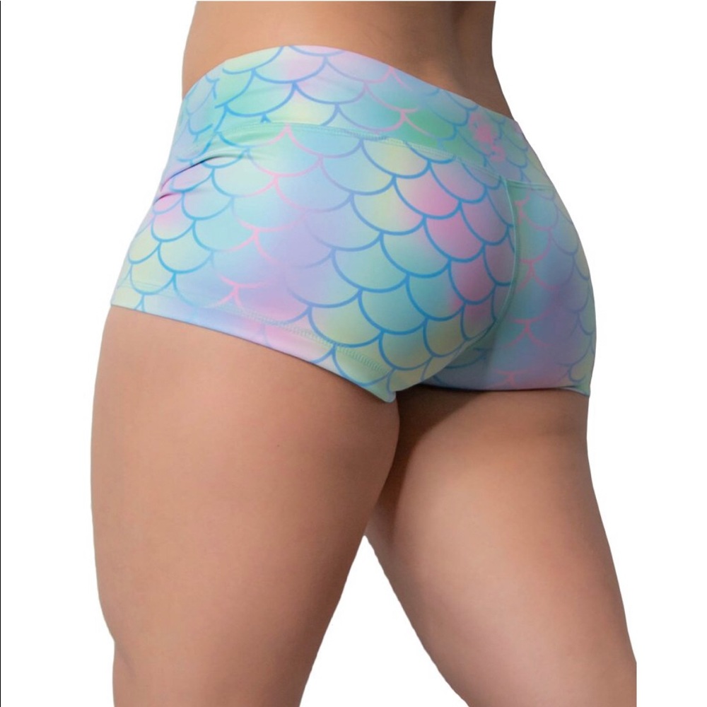 Feed Me Fight Me Mermaid shorts